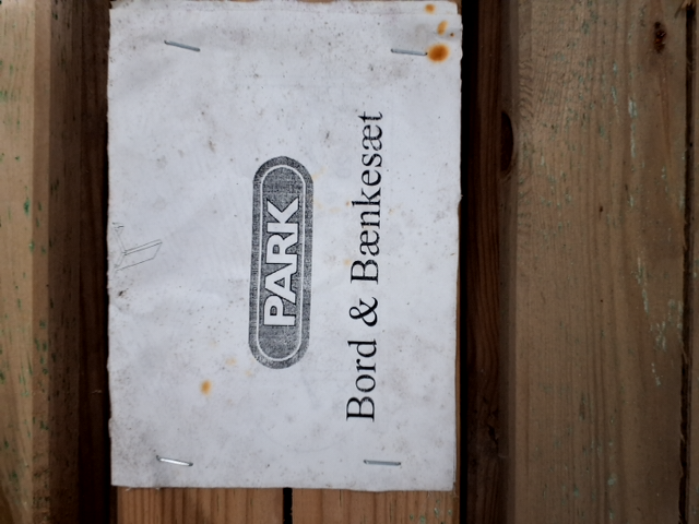 Bord bænke sæt.